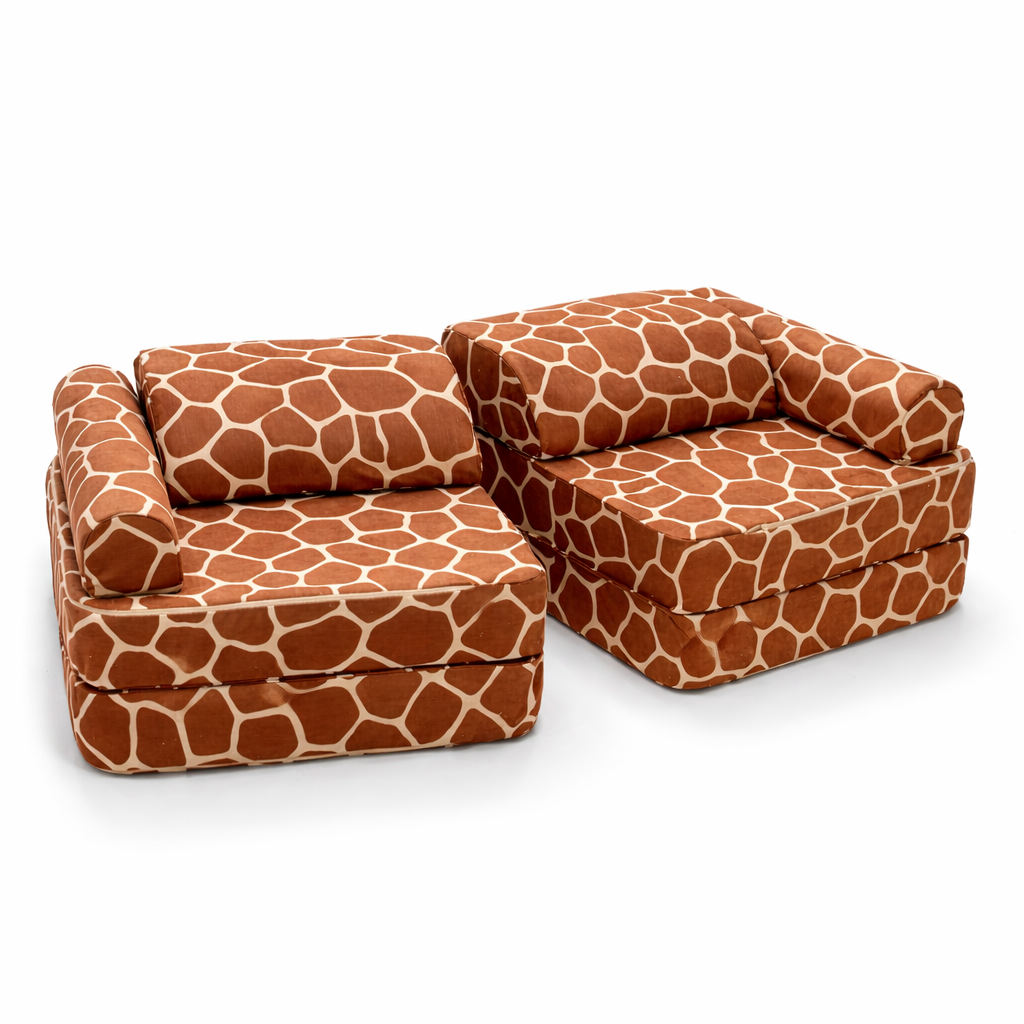 Kompaktes Kindersofa Giraffe – Ansicht 3
