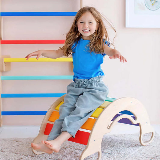 5-in-1 Montessori Klimboog Kleurrijk