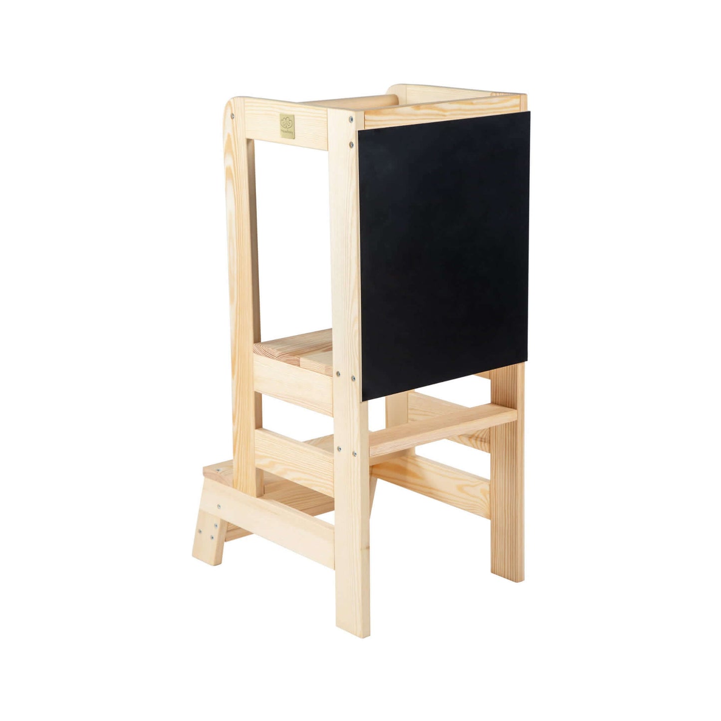 Leertoren Keukenhulp met een krijtbord voor kinderen, diverse kleuren
