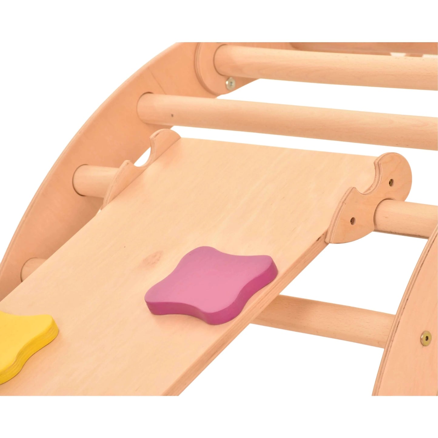 Glijplank met bloemgrepen - accessoires voor de klimdriehoek