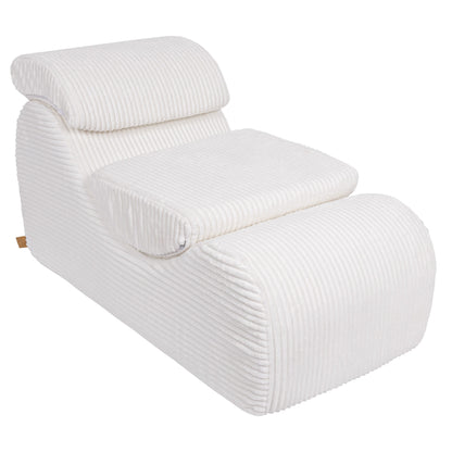 Sitzsack Wave Lounger Churro - creme/weiss