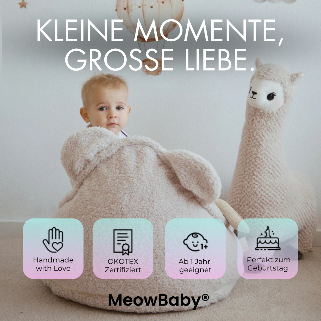 Kindersessel Bearly Bären-Sitzsack - Soft Teddy Edition