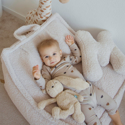 Kindersessel Bearly eckig - Soft Teddy Edition