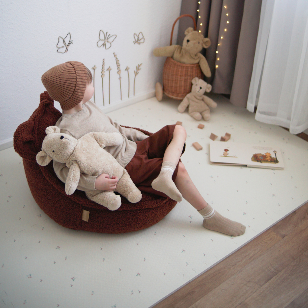 Kindersessel Bearly Bären-Sitzsack - Soft Teddy Edition