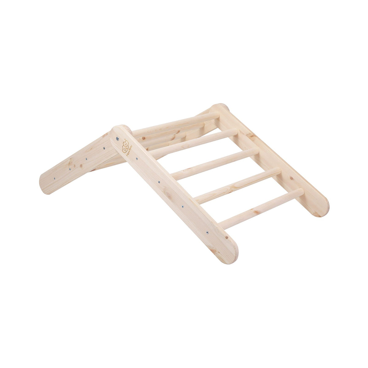 Speelhuisje met opvouwbare kindertrap 60x61 cm