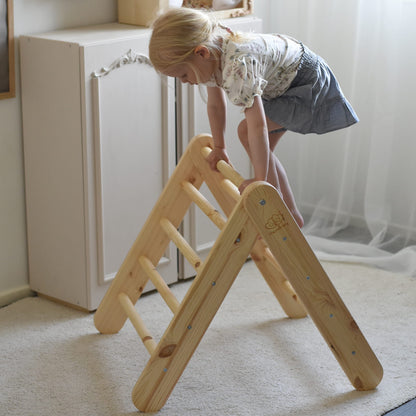 Speelhuisje met opvouwbare kindertrap 60x61 cm