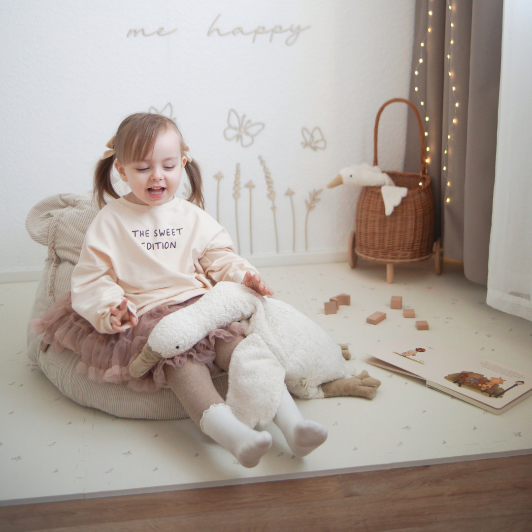 Kindersessel Bären-Sitzsack Cord Premium - Slim Cord Edition