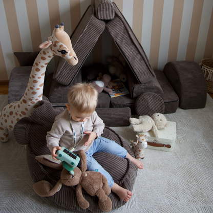Kindersessel Ästhetik Cord Bär - Classic Cord Edition