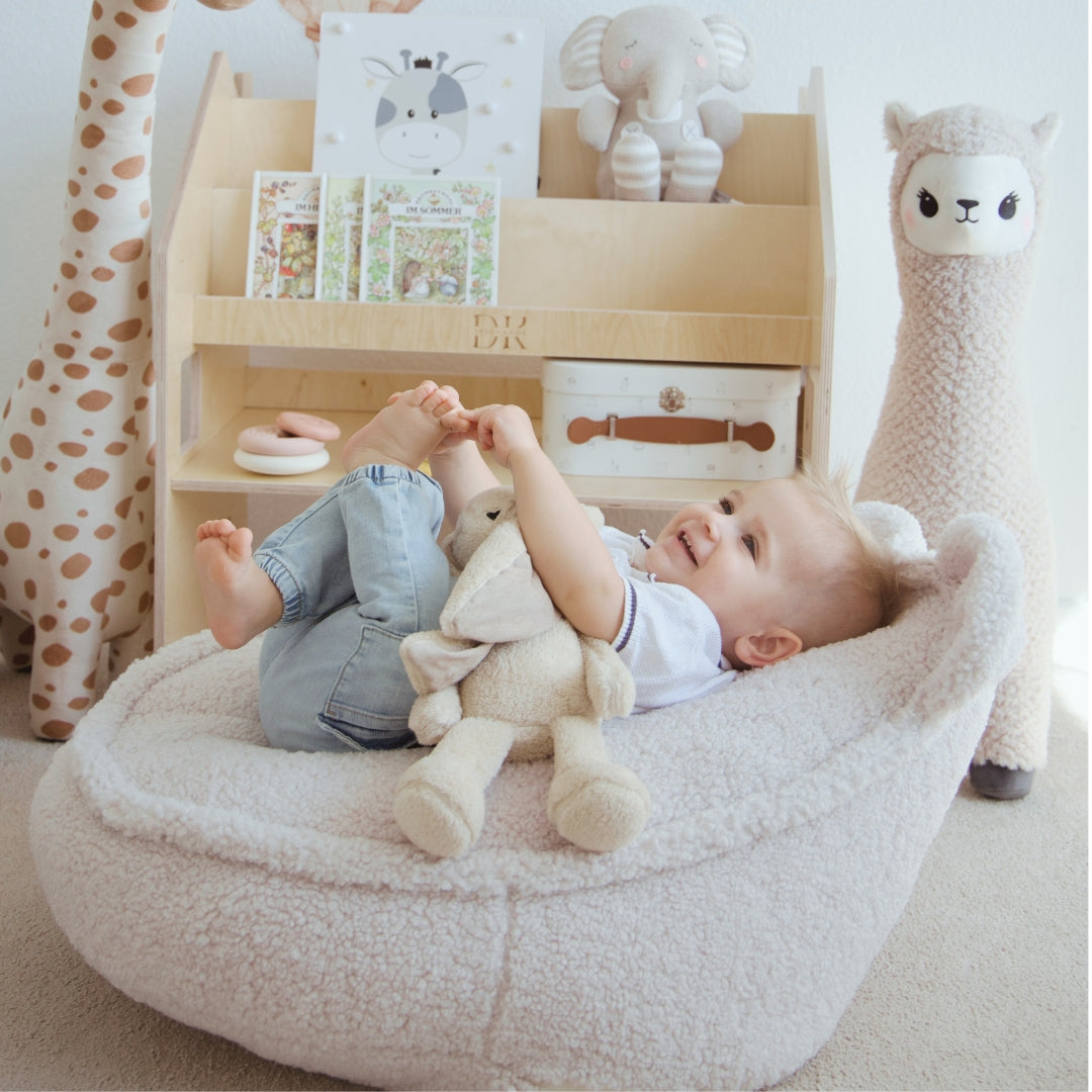 Kindersessel Bearly Bären-Sitzsack - Soft Teddy Edition