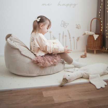 Kindersessel Bären-Sitzsack Cord Premium - Slim Cord Edition