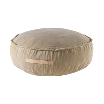 Sitzpouf für Kinder, Rund, Premium Cord - Slim Cord Edition