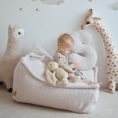 Kindersessel Bearly eckig - Soft Teddy Edition