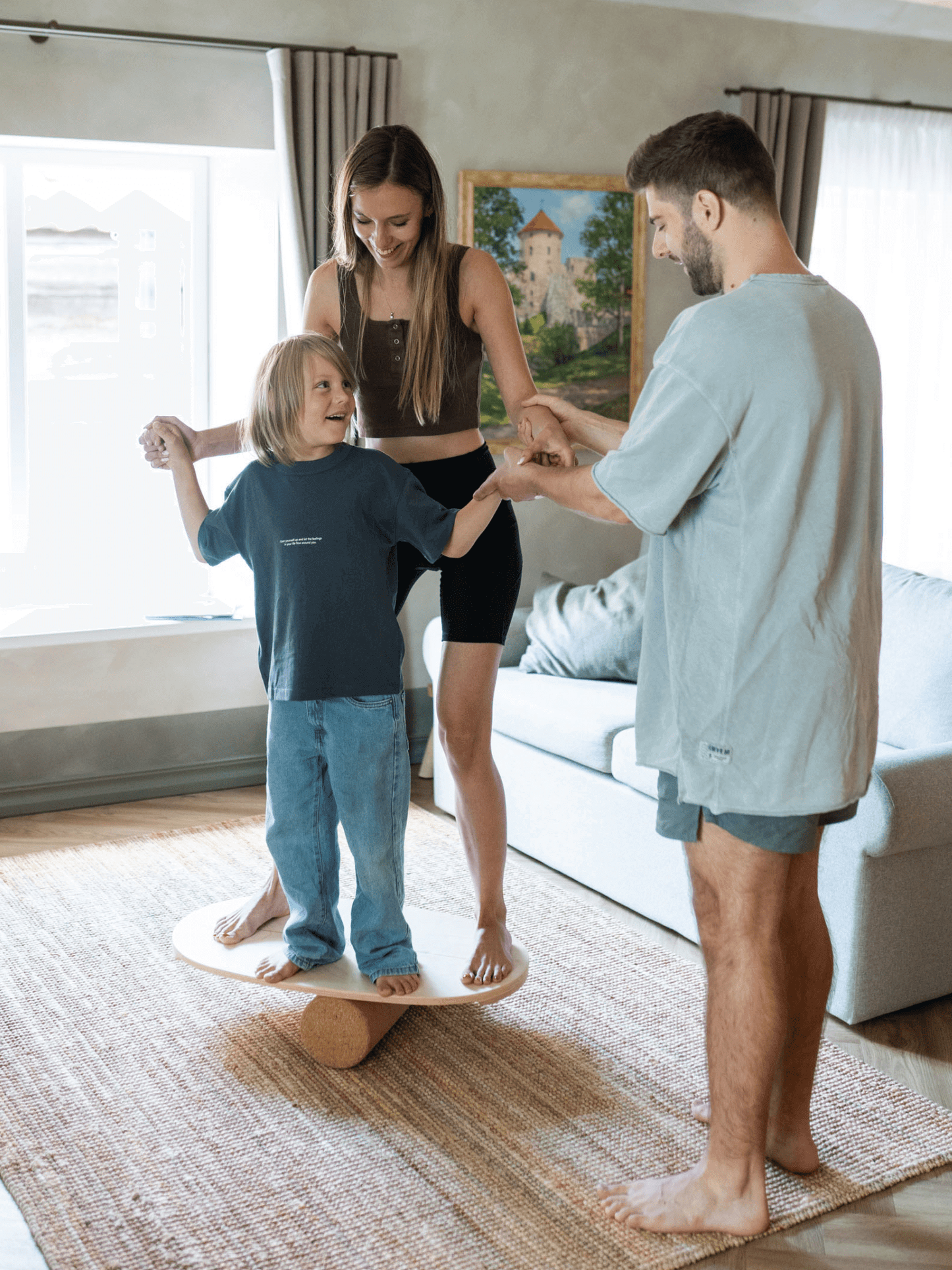Houten balansbord