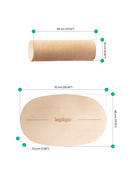 Houten balansbord