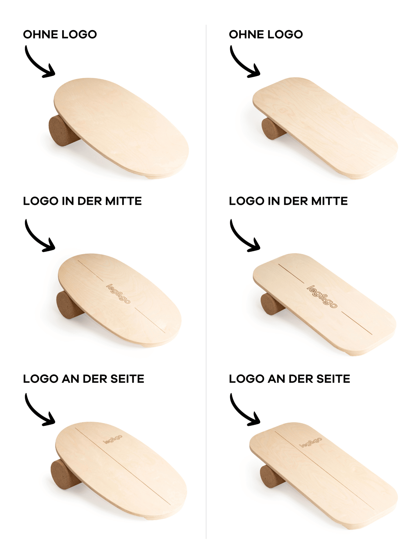 Houten balansbord