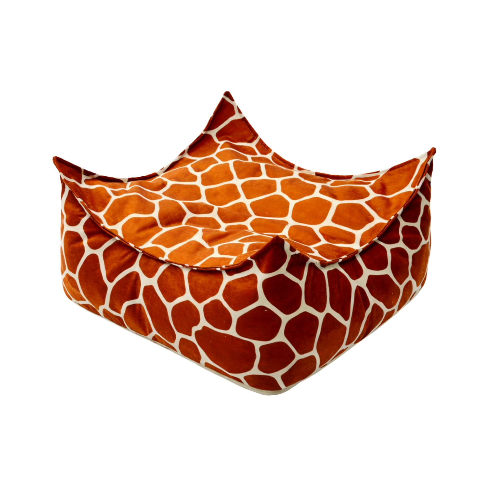 Bean Bag / Sitzsack, quadratisch, Giraffe – Ansicht 1