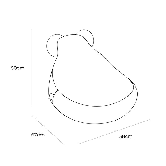 Bean Bag / Sitzsack, klassisch, Giraffe