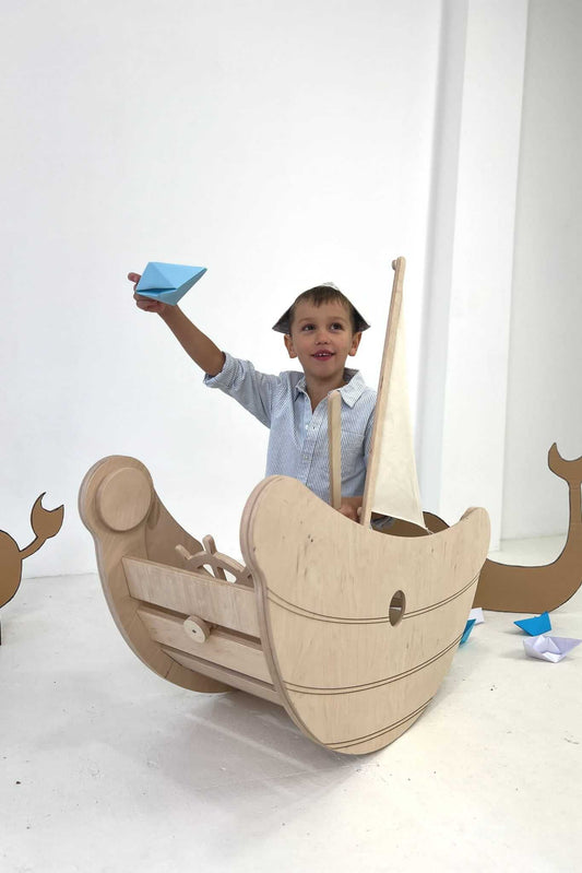 Scheepsbevestiging voor klimboog / wip