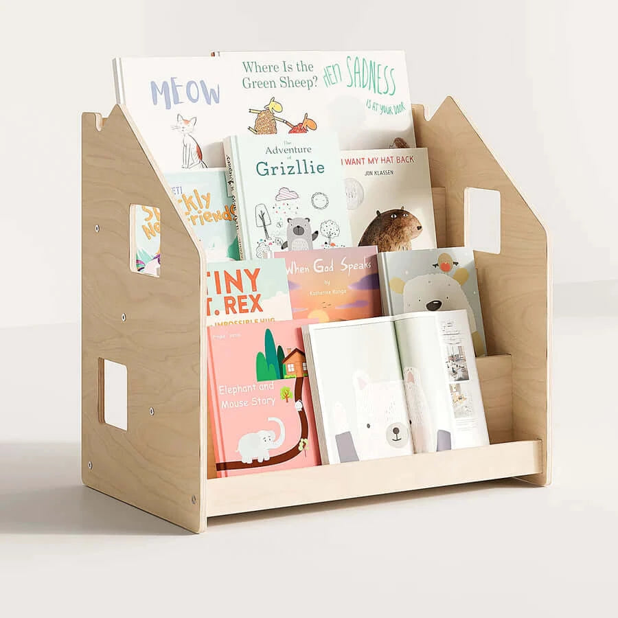 Boekenplankhuizen, verschillende kleuren