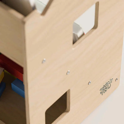 Boekenplankhuizen, verschillende kleuren