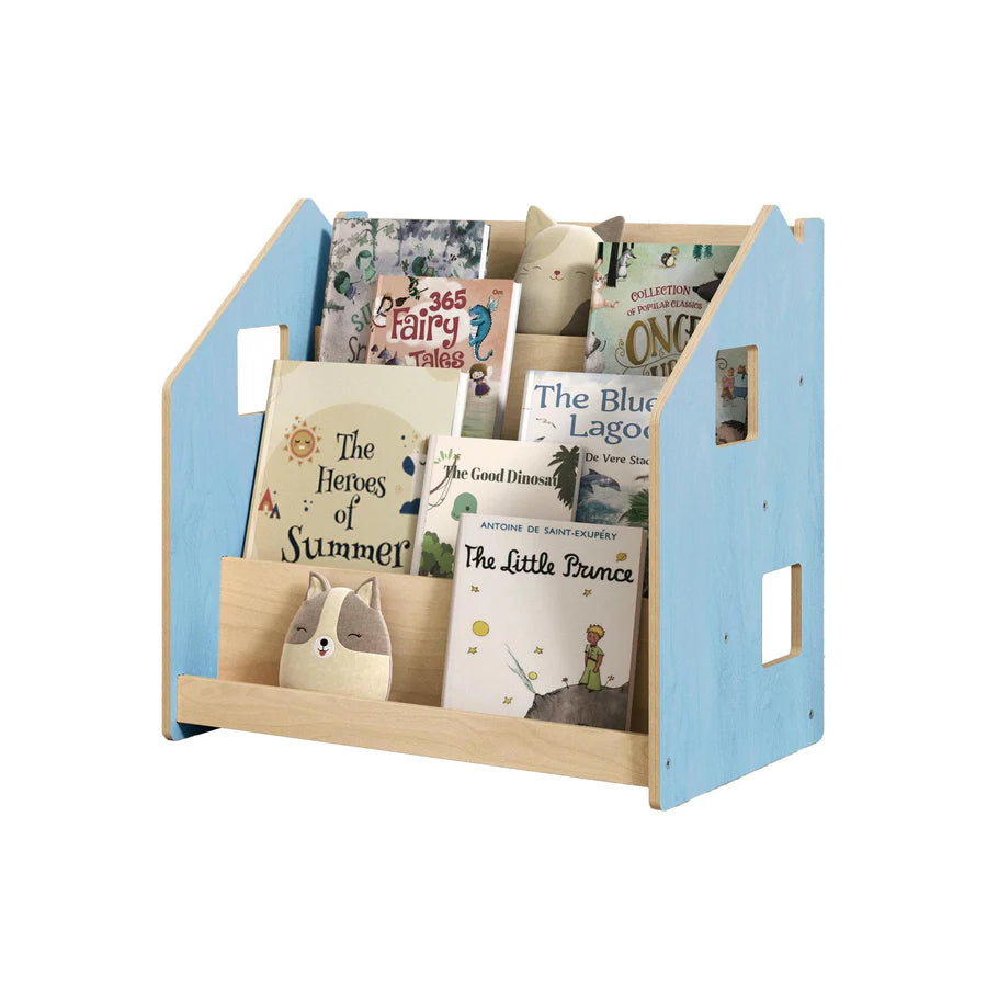Boekenplankhuizen, verschillende kleuren