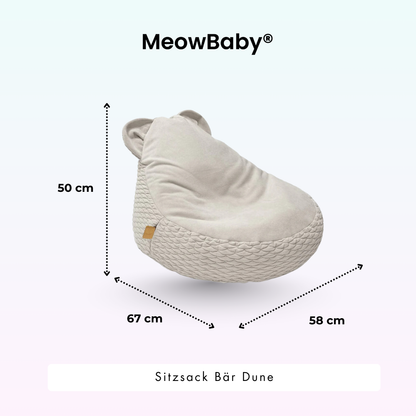 Kindersessel Dune Bären-Sitzsack