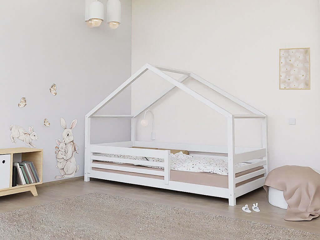 Huisbed EMMI voor kinderen met uitvalbeveiliging, diverse afmetingen & kleuren