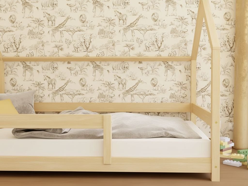 FENNA huisbed voor kinderen met valbeveiliging, verschillende maten &amp; kleuren