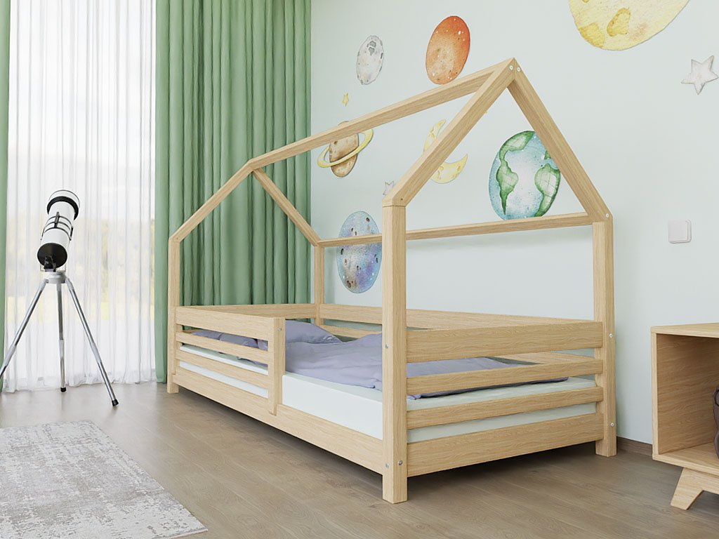 LOTTA huisbed voor kinderen met valbeveiliging, verschillende maten en kleuren