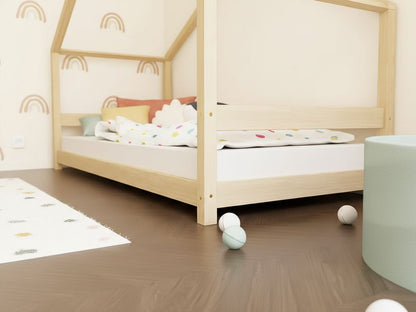 NIKA huisbed voor kinderen met valbeveiliging, verschillende maten en kleuren