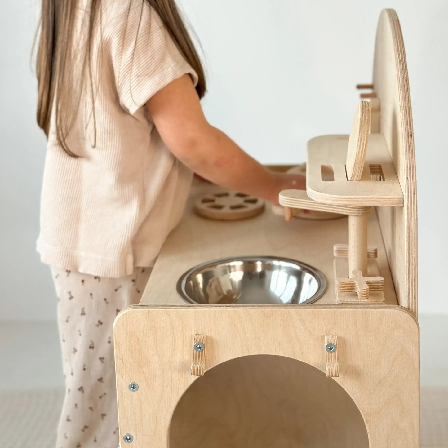 Houten kinderkeuken