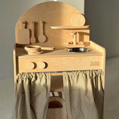 Houten kinderkeuken