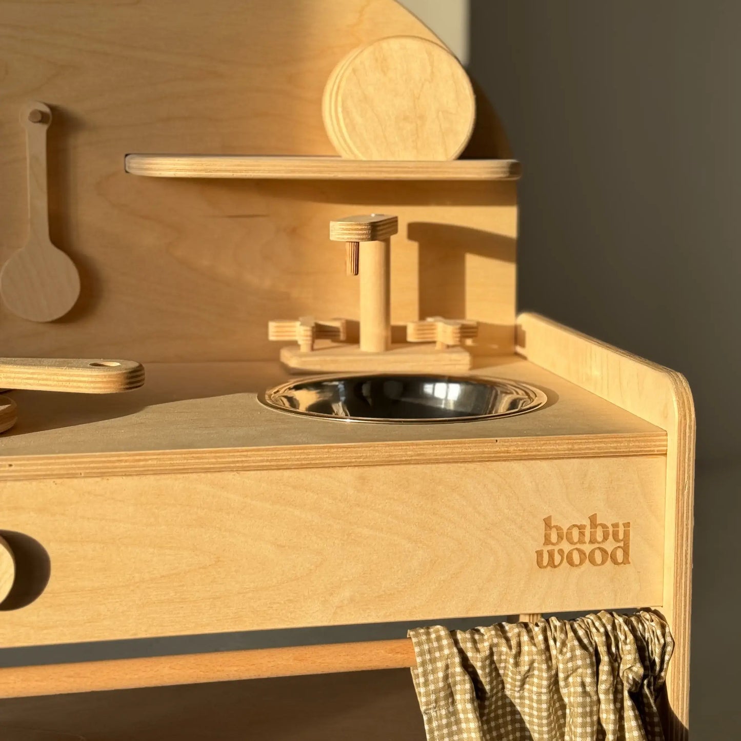 Houten kinderkeuken