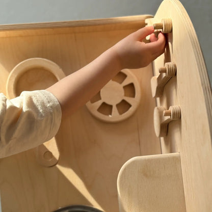 Houten kinderkeuken