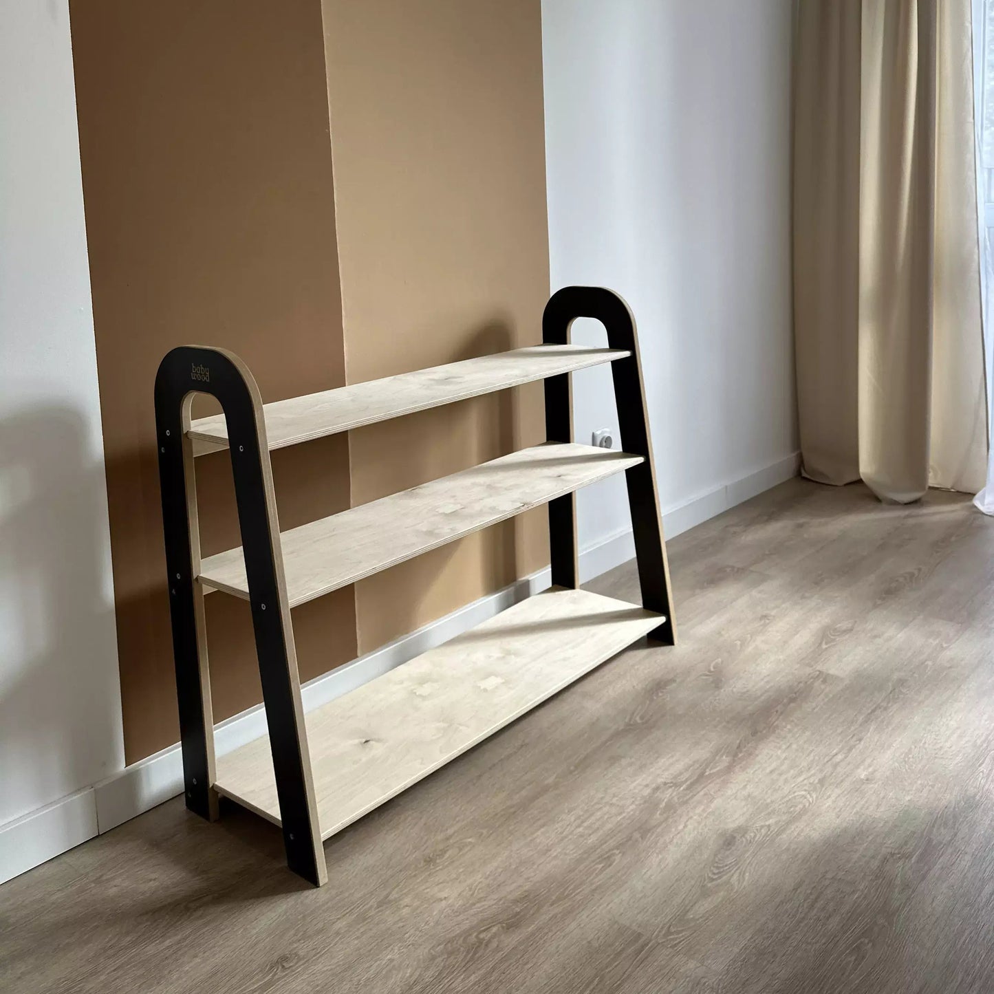 Houten plank SLIM voor kinderkamers, diverse maten