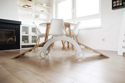 Houten wip voor kinderen, verschillende maten en kleuren
