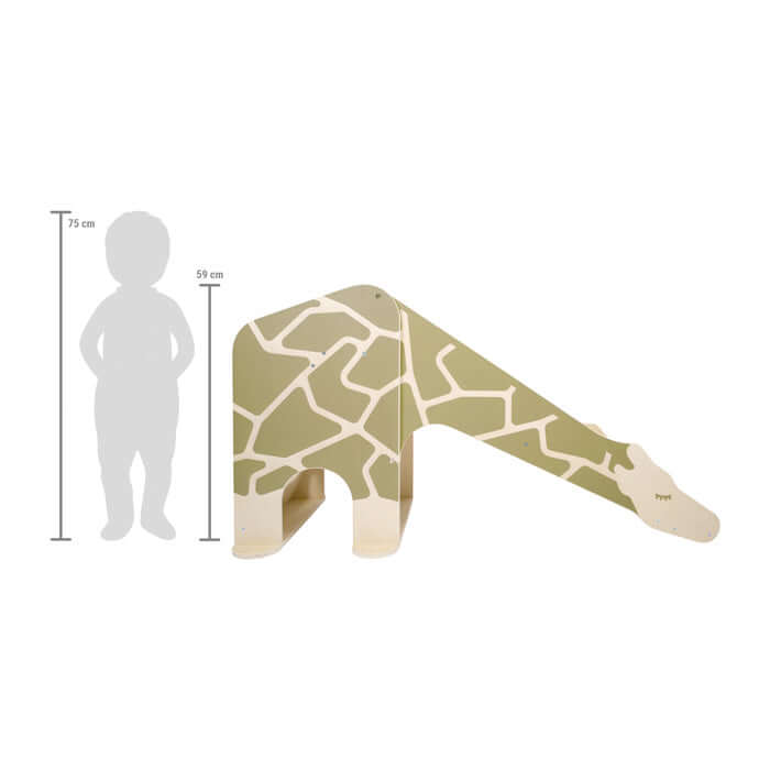 Indoorglijbaan giraffe “Wildlife”