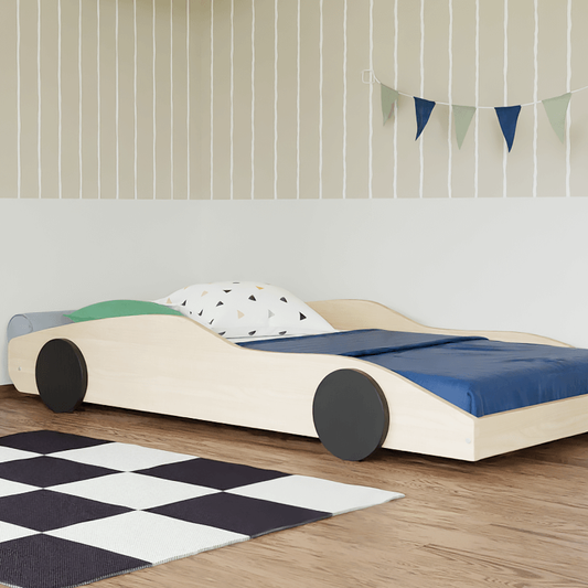 Houten kinderbed TURBO, diverse kleuren &amp; maten