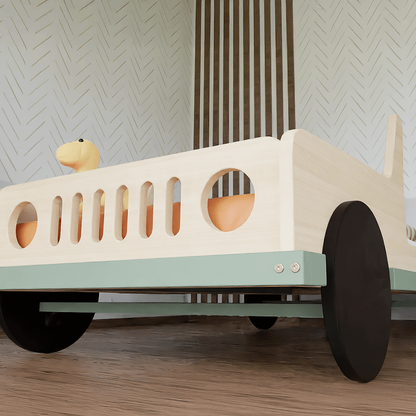 Houten kinderbed SAFARI, diverse kleuren