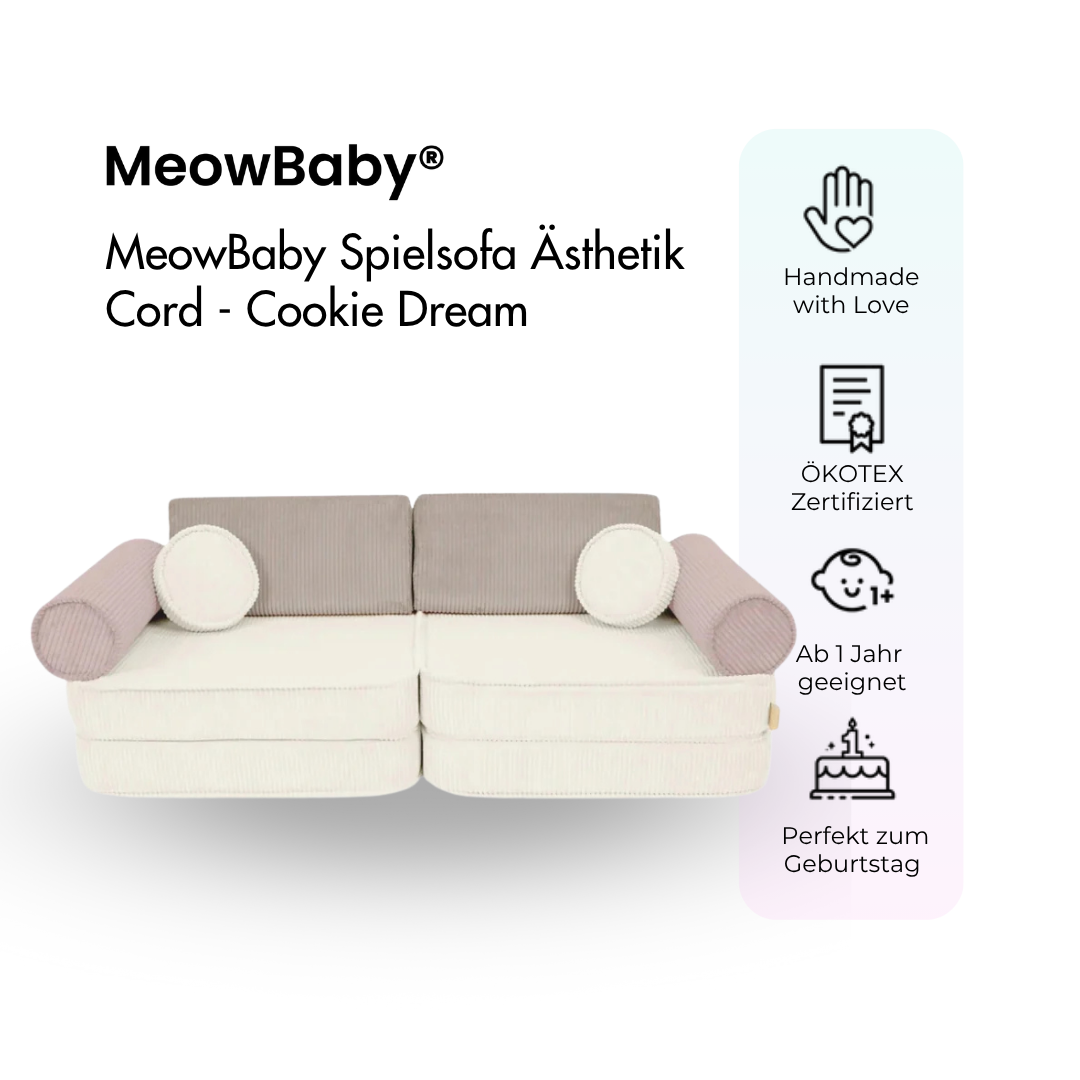 Spielsofa Ästhetik Cord Cookie Dream - Classic Cord Edition