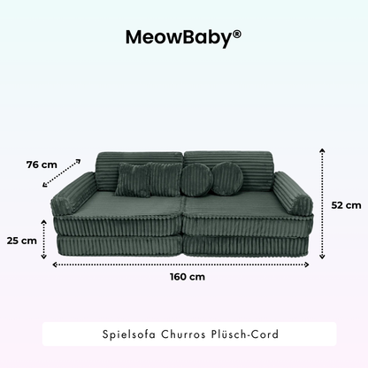 Spielsofa Churros - Plüschcord Edition