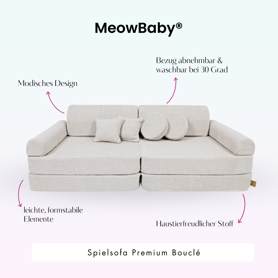 Spielsofa Premium Bouclé