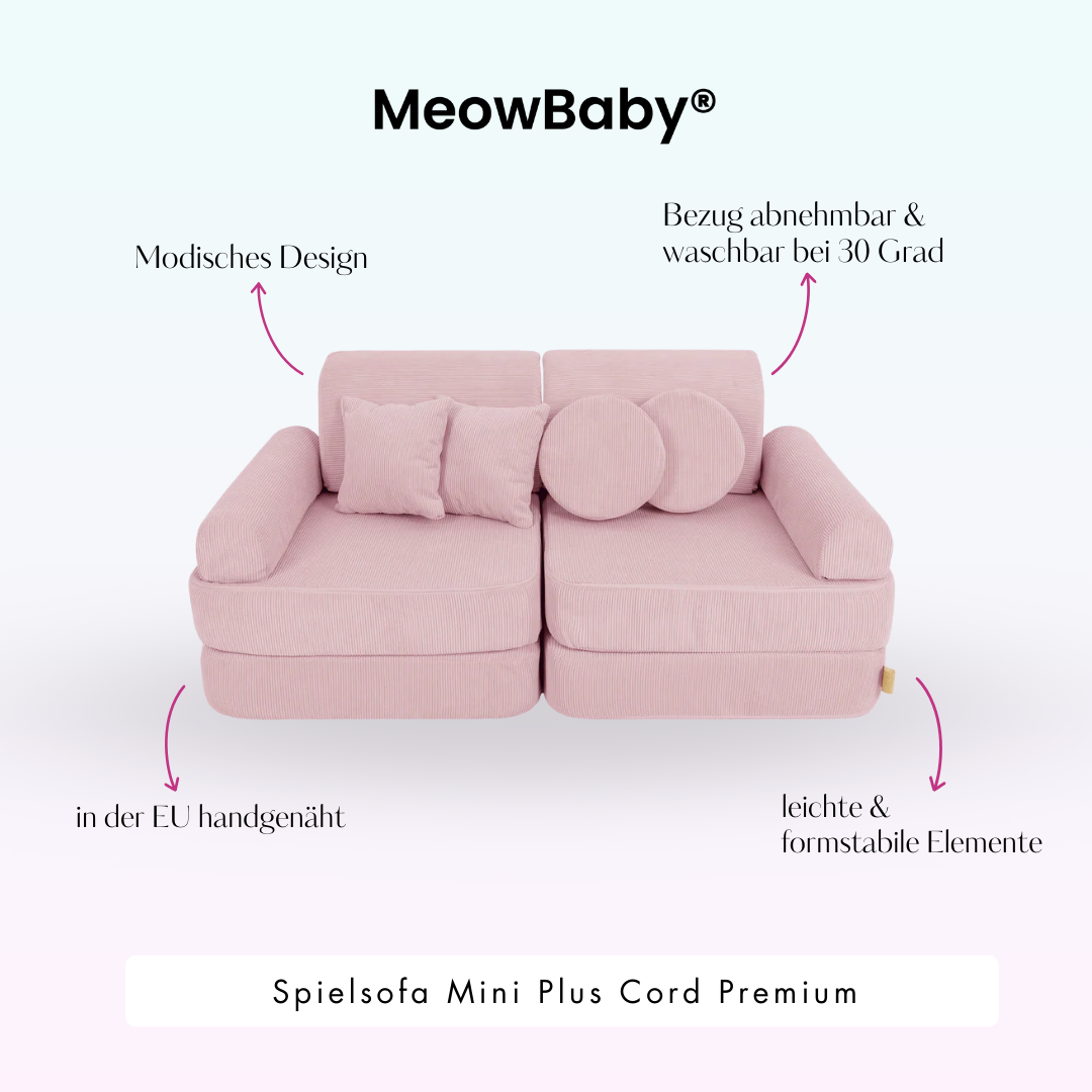 Spielsofa Mini Plus Cord Premium - Slim Cord Edition