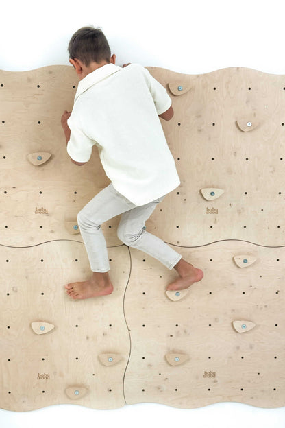 Modulaire klimwand voor kinderen