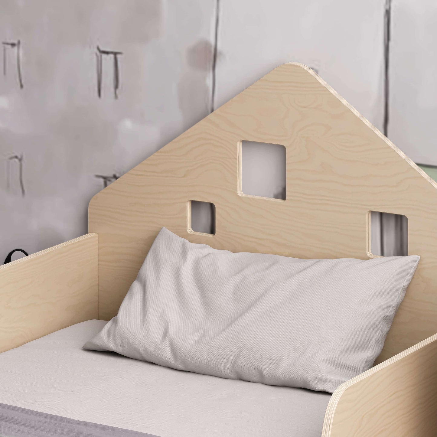 Montessori kinderbed, verstelbaar met verlichting, diverse kleuren