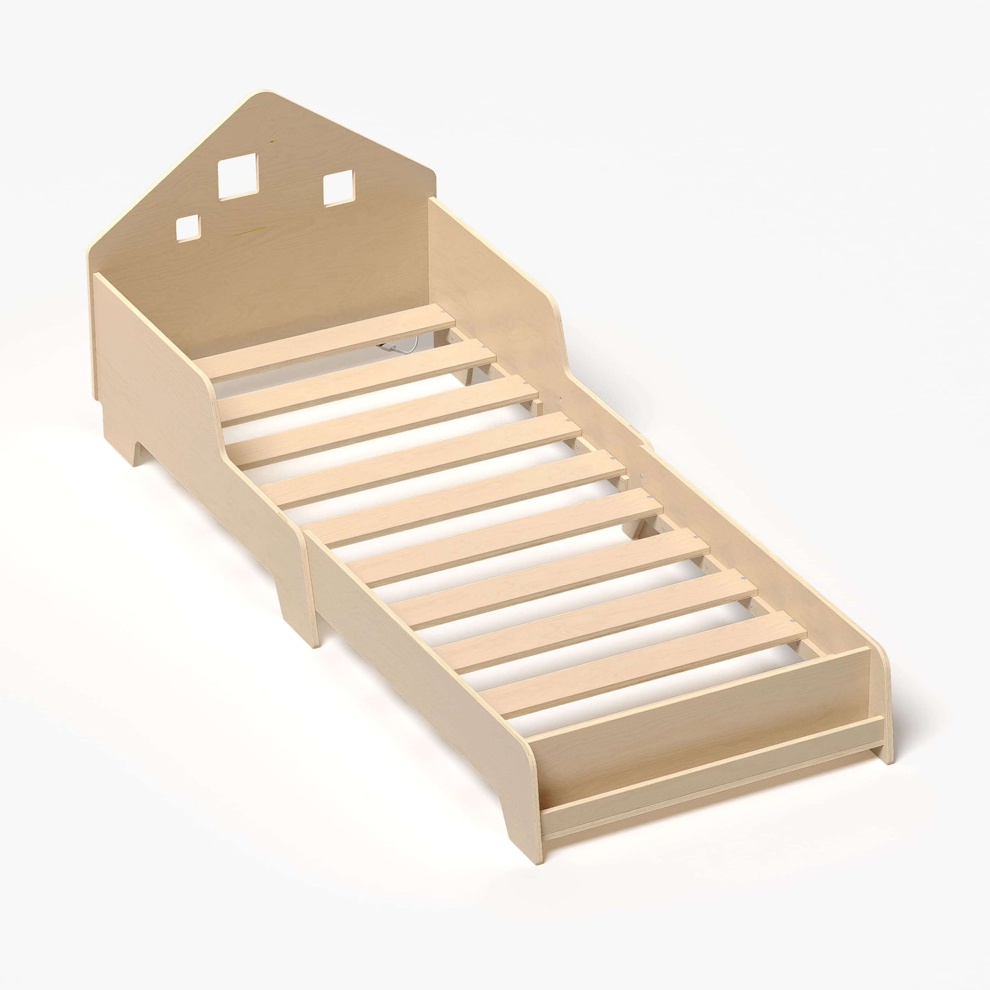 Montessori kinderbed, verstelbaar met verlichting, diverse kleuren