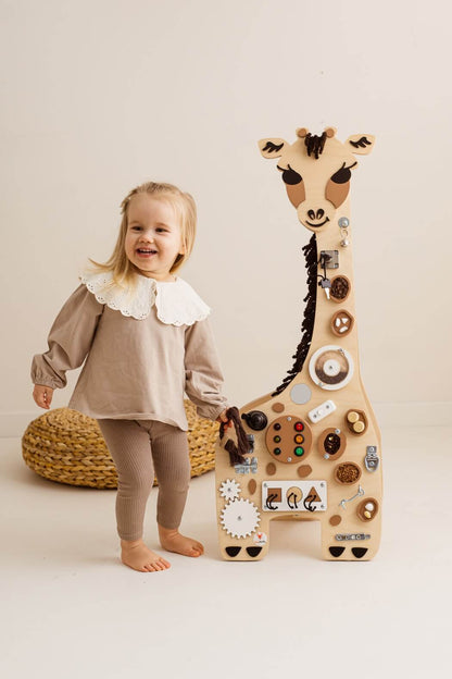 Motorisch paneel / Motorische wand Godi Giraffe