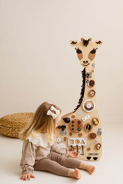 Motorisch paneel / Motorische wand Godi Giraffe