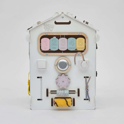 Motorikhaus / Activiteitenbord pastelwit