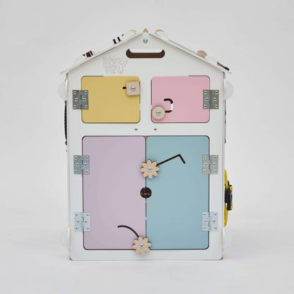 Motorikhaus / Activiteitenbord pastelwit